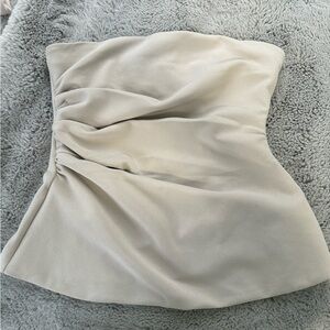 Abercrombie strapless tan top